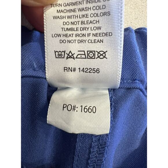 Figs Pisco Basic Scrub Pants For Men Style#FM4500S PO# 1660 Royal Blue Size Xs/s - Picture 6 of 7